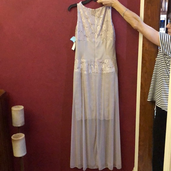 Long, blush/tan formal dress - Picture 4 of 4